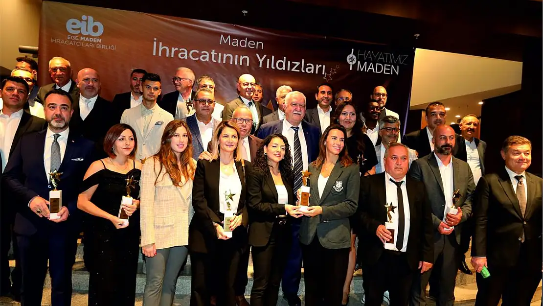 Maden İhracatının Yıldızları Ödüllerine Kavuştu