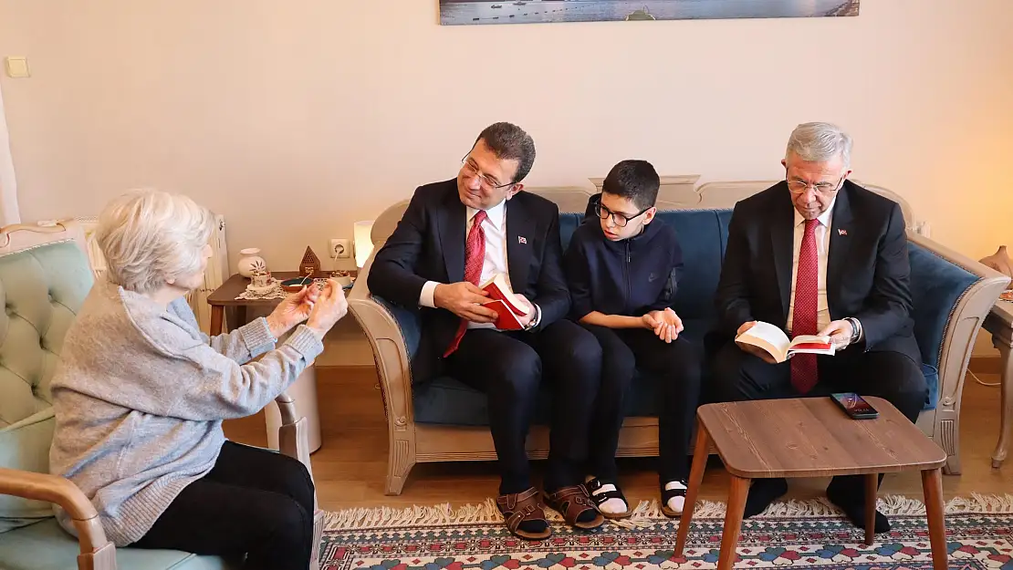 Mansur Yavaş ve Ekrem İmamoğlu'ndan Gönül Özdağ'a ziyaret