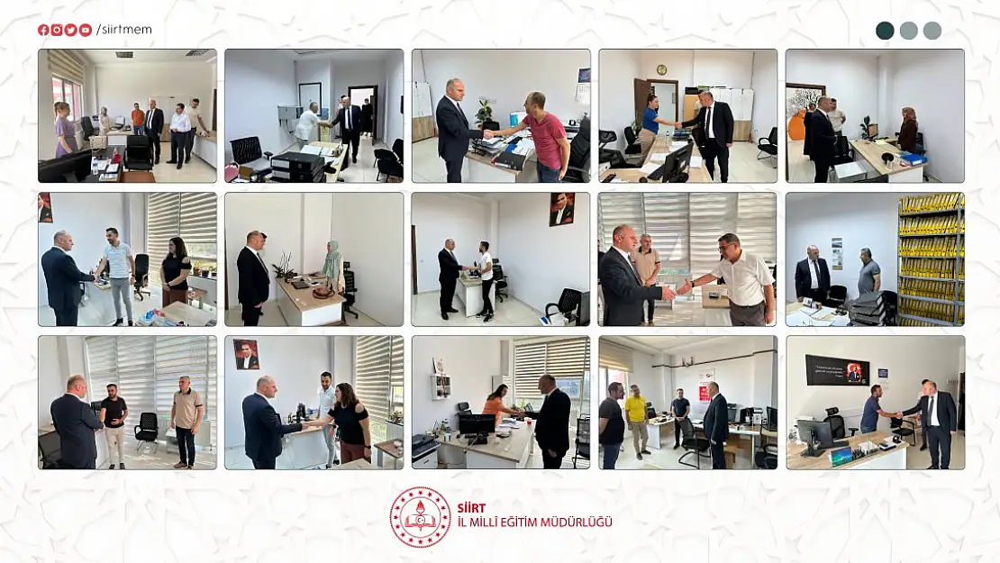 MEB Müdürü Sadoğlu, Kurum Personelleri İle Tanıştı