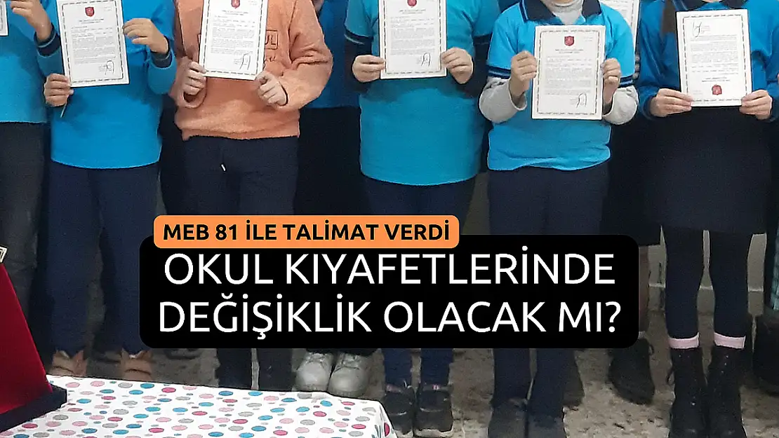 MEB'den Yeni Eğitim Öğretim Yılı İçin Okul Kıyafeti Kararı!