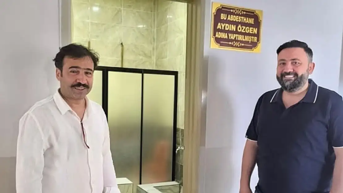 Merhum Aydın Özgen Adına Mehmetçik İlkokulu'na Abdesthane Yaptırıldı