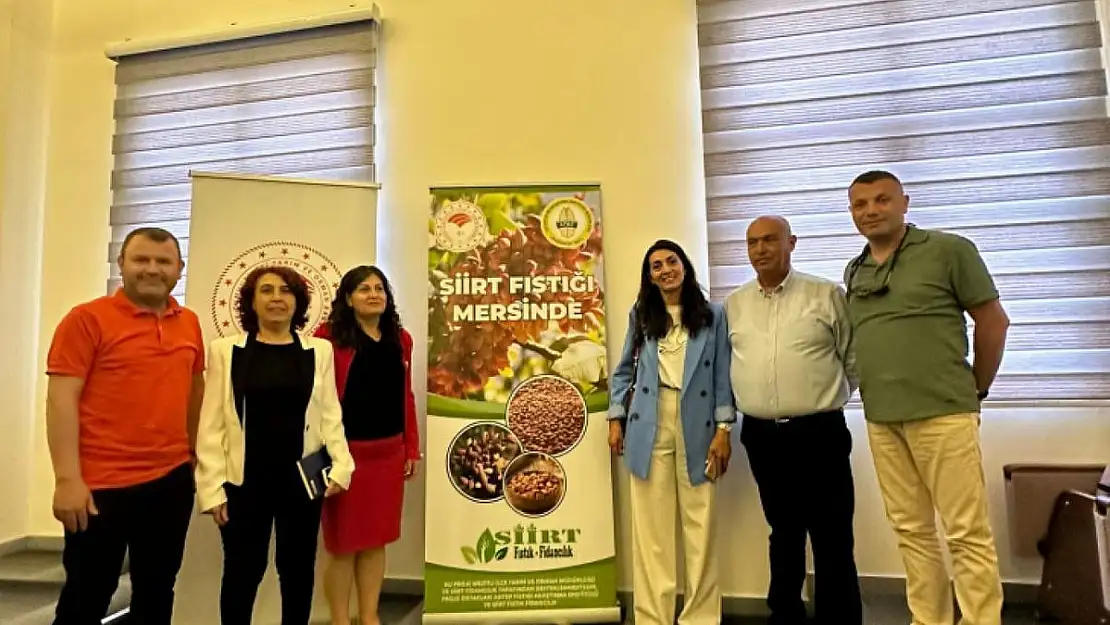 Mersin'de Siirt Fıstığı Eğitimi Verildi