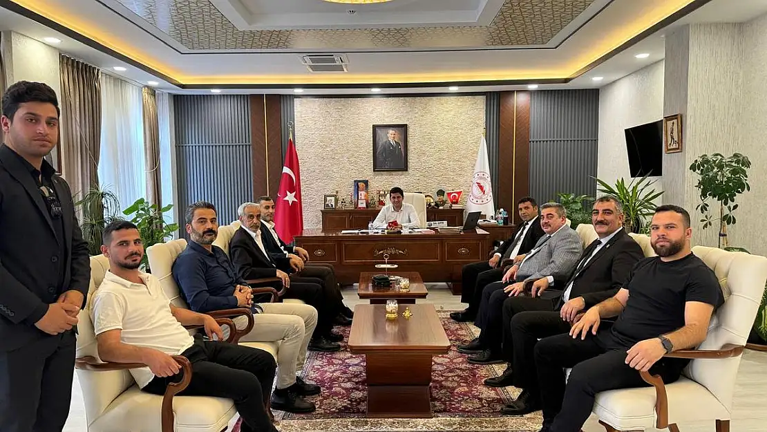 MHP İl Başkanı Tükenmez'den Baykan Kaymakamı Şenay'a Ziyaret