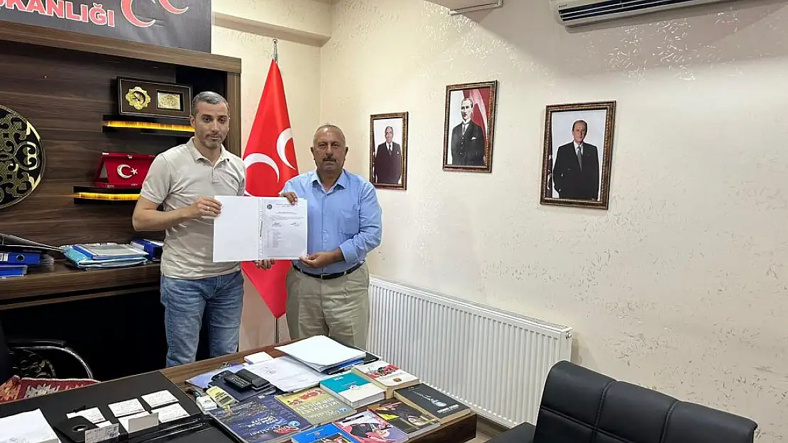 MHP Kurtalan İlçe Başkanlığına Burhan Polat Atandı