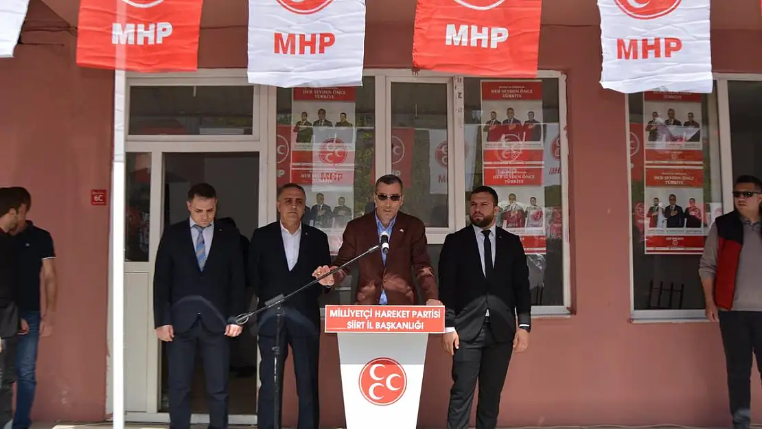 MHP SİİRT İL BAŞKANI TÜKENMEZ'DEN 'ZEHİR ZEMBEREK' SÖZLER