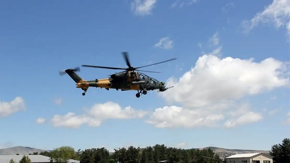 Milli Atak Helikopterleri Siirt Semalarında!