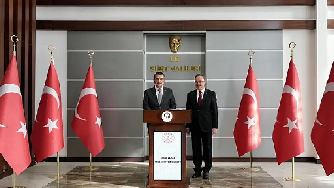 Milli Eğitim Bakanı Yusuf Tekin Siirt'teydi