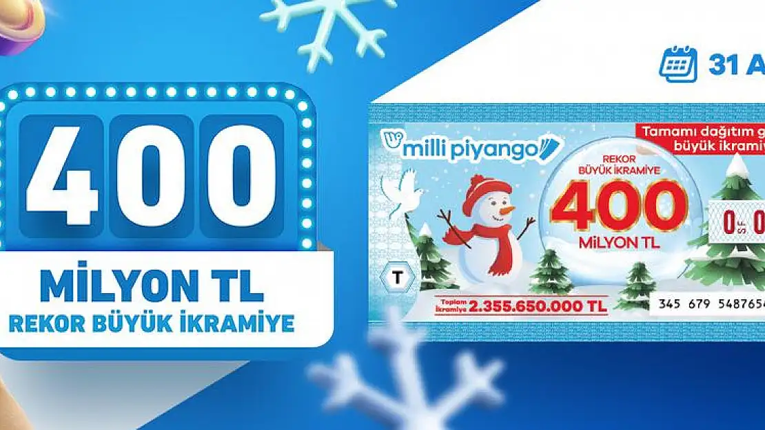 Milli Piyango 2024 Yılbaşı Biletleri Satışta!