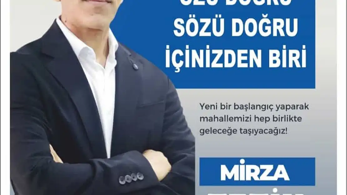 Mirza Tetik, Algül Mahallesine Muhtar Adayı Oldu