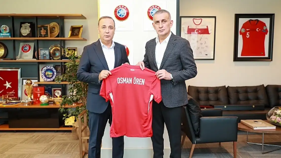 Ören'den TFF Başkanı Hacıosmanoğlu'na Ziyaret