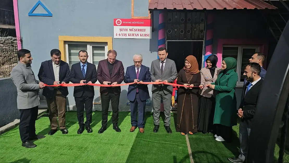 Pervari İlçemizde 4-6 Yaş Kuran Kursu Açıldı