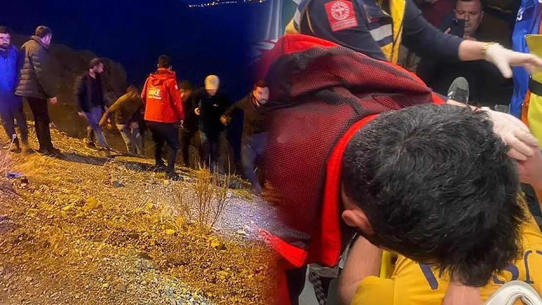 PERVARİ İLÇESİNDE KAYALIKLARDAN DÜŞEN KİŞİ YARALANDI