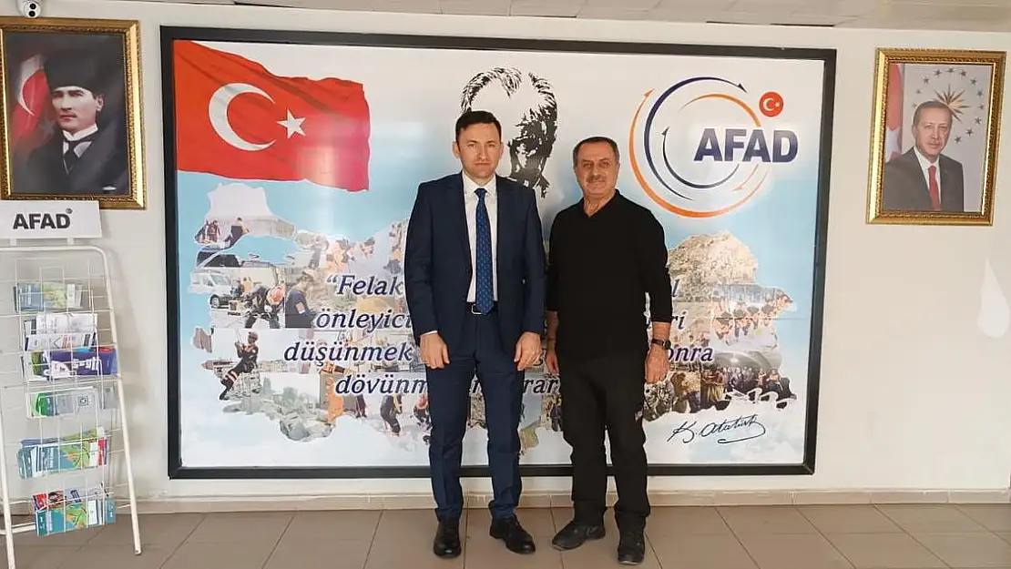 Pervari Kaymakamı Gülderen'den AFAD'a Ziyaret