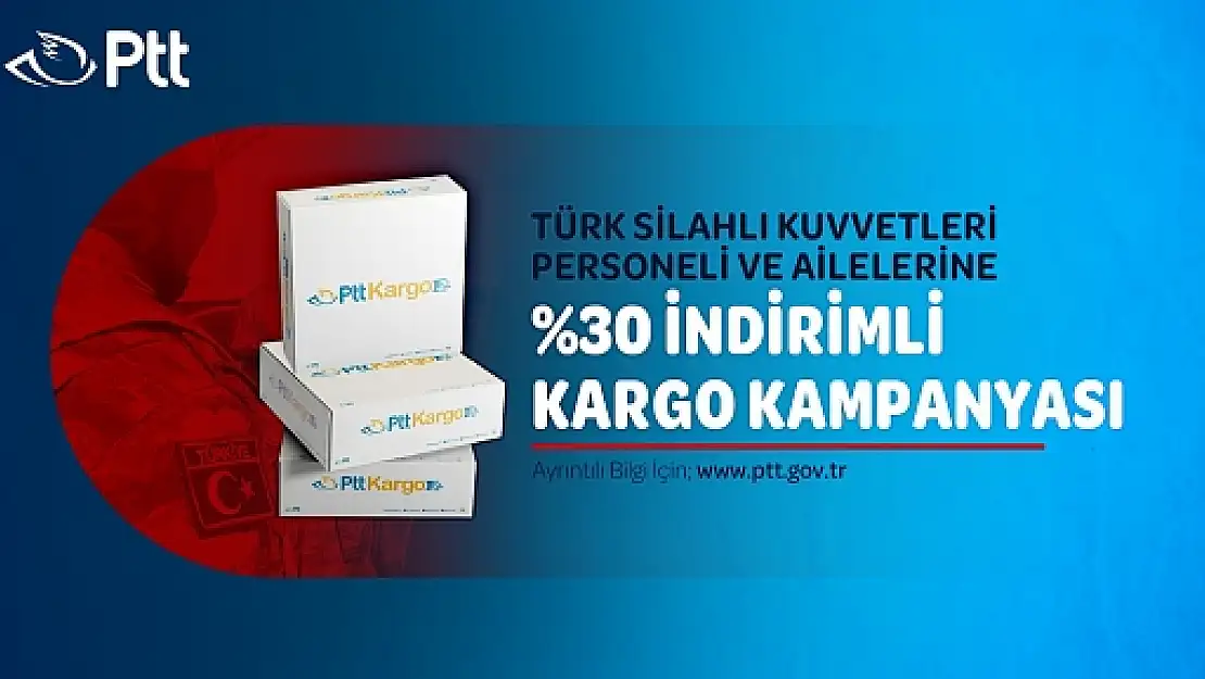 PTT Kargodan TSK Personeline Yüzde 30 İndirim