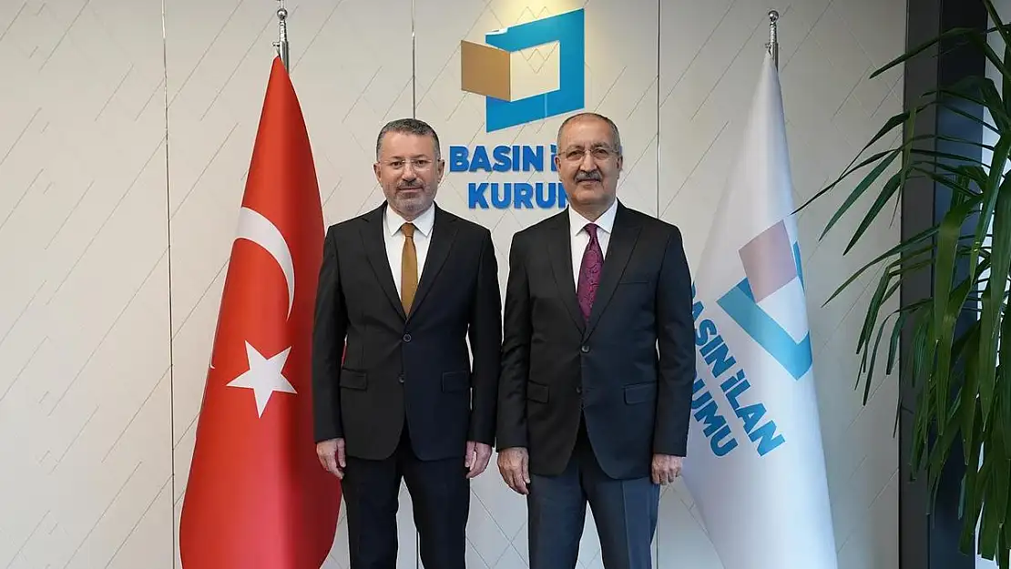 Rektör Kırışık'tan Basın İlan Kurumu Genel Müdürü Erkılınç'a Ziyaret