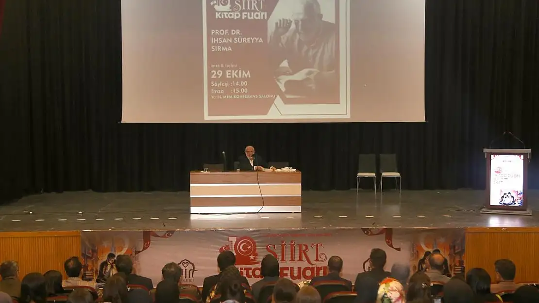 Rektör Şındak, Prof.Dr.İhsan Süreyya Sırma'nın Söyleşisine Katıldı