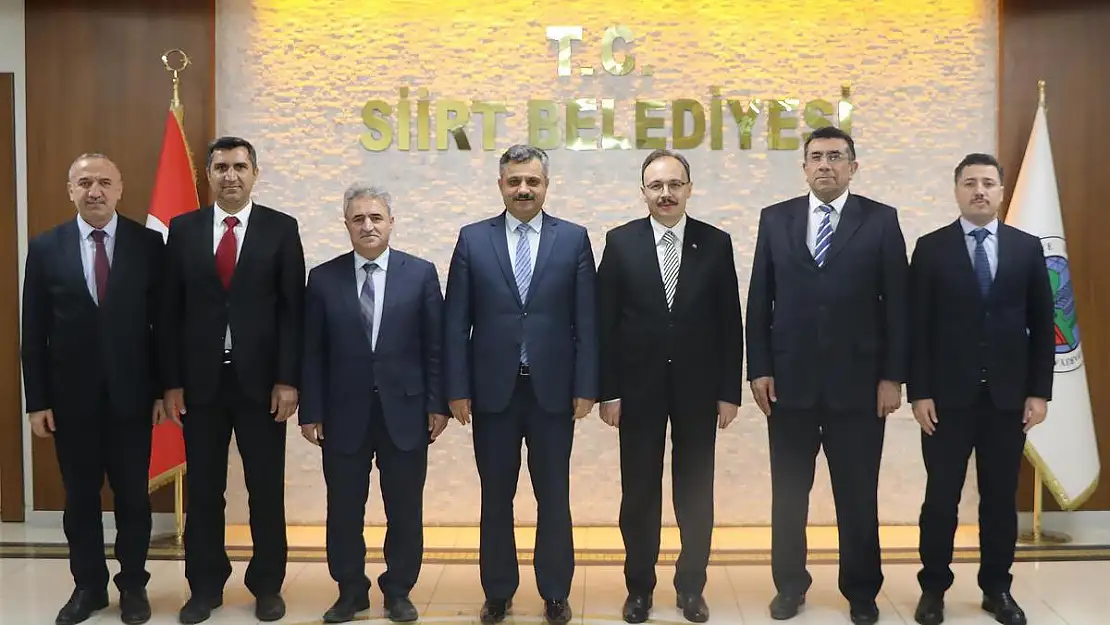 Rektör Şındak, Siirt Valisi ve Siirt Belediye Başkan Vekili Dr.Kemal Kızılkaya'yı Ziyaret Etti