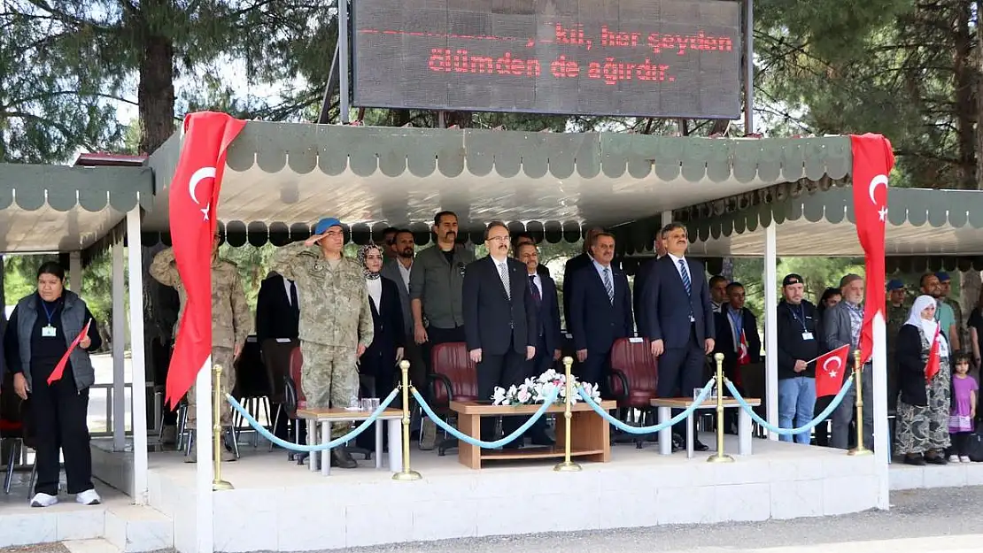 Rektör Şındak Temsili Askerlik Törenine Katıldı