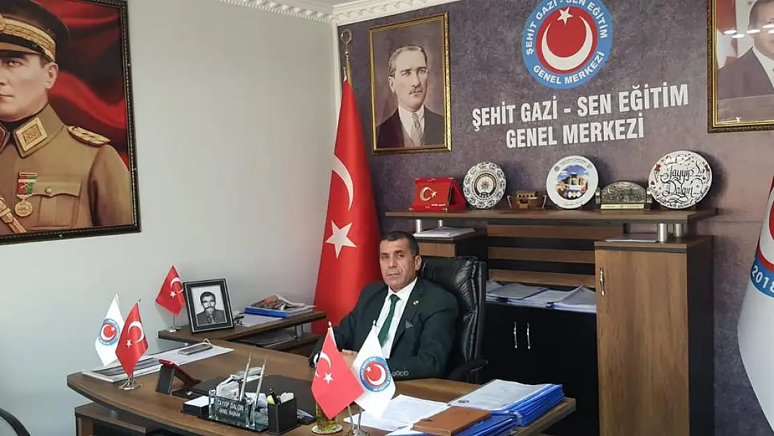 ŞEHİT GAZİ EĞİTİM SENDİKASI GENEL BAŞKANI TAYYİP DALGIN'DAN SERT ÇIKIŞ ÖĞREMENLERİN HAKKI YENİLMEMELİDİR