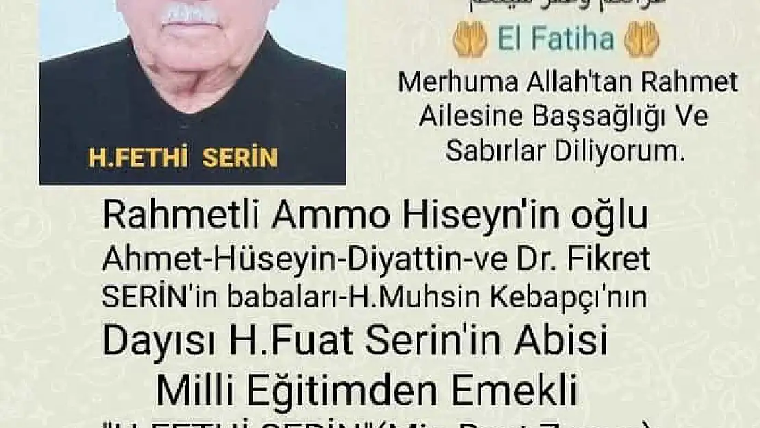 Serin Ailesinin Acı Günü