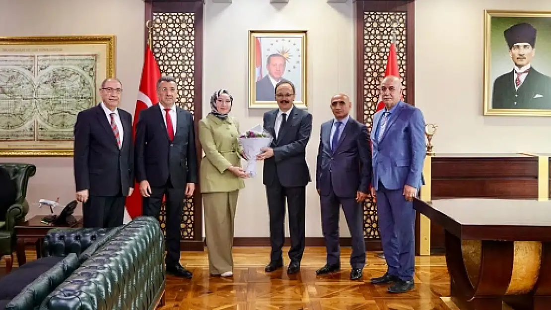 SGK İl Müdürü İlbaş'tan Vali Kızılkaya'ya Ziyaret