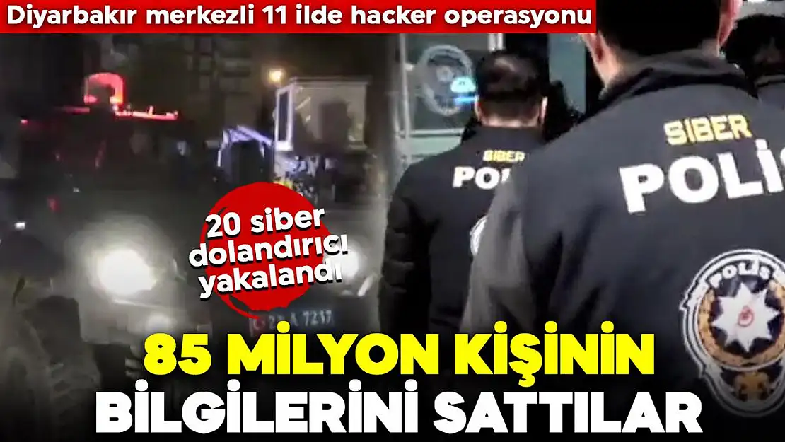 Siber Dolandırıcılara 20 İlde Operasyon!