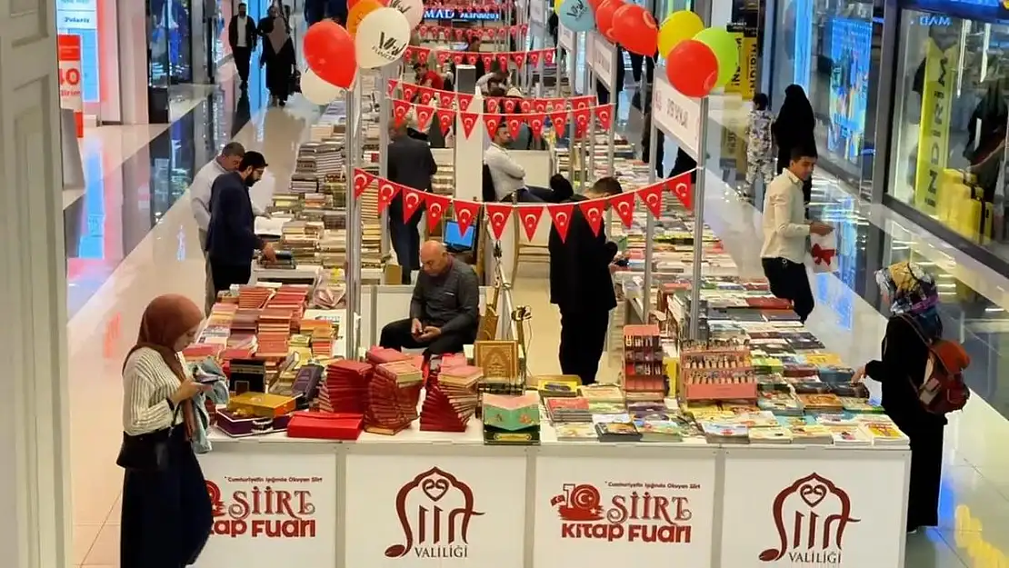 Siirt 10. Siirt Kitap Fuarına Yoğun İlgi