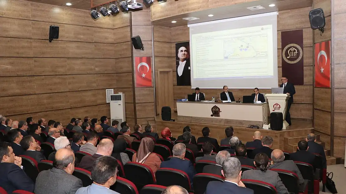 Siirt 22025 Yılı 2.Dönem İl Koordinasyon Kurulu Toplantısı Yapıldı