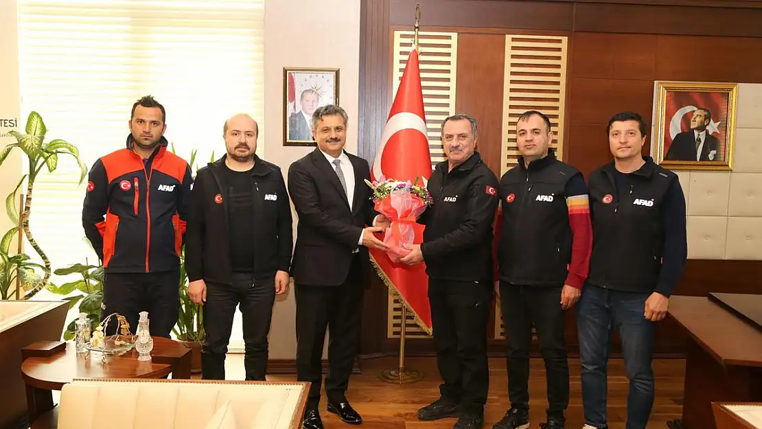 Siirt AFAD Müdürü Akkoyun'dan Rektör Prof. Dr. Şındak'a Ziyaret