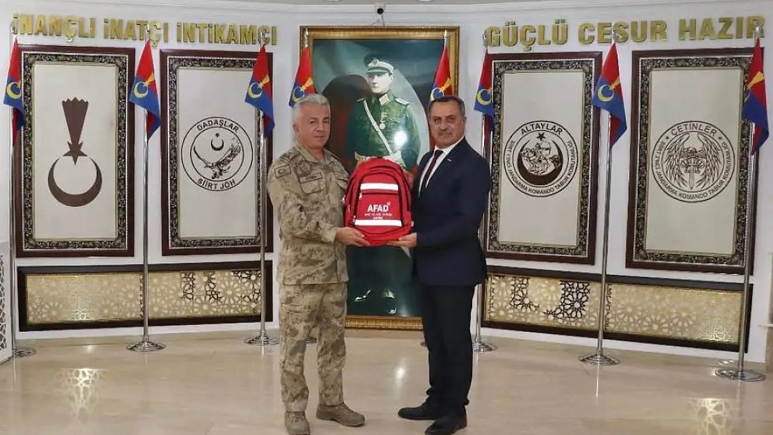 Siirt AFAD'dan İl Jandarma Komutanlığı'na Ziyaret