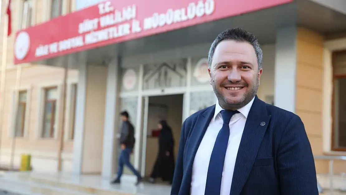Siirt Aile Sosyal Politikalar İl Müdürü Sabri Sidar: 'Sürekli Sahada Olacağız'