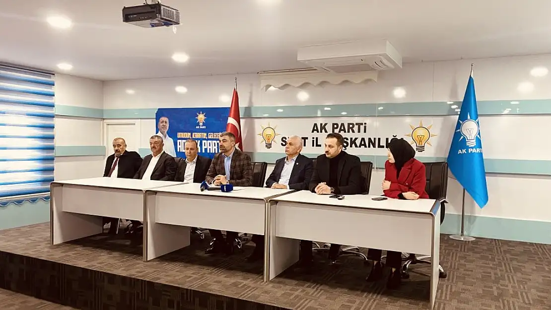 Siirt AK Parti İl Başkanlığına Av.Bahri Caner Özturan Yeniden Getirildi