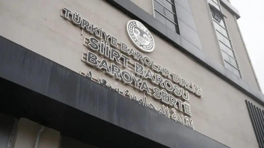 Siirt Barosu: İfade Özgürlüğü Yargı Eliyle Kısıtlanamaz