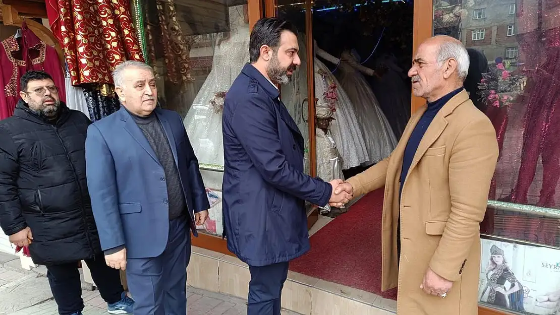 Siirt Belediye Başkan Adayı Olğaç'tan Esnaflara Ziyaret