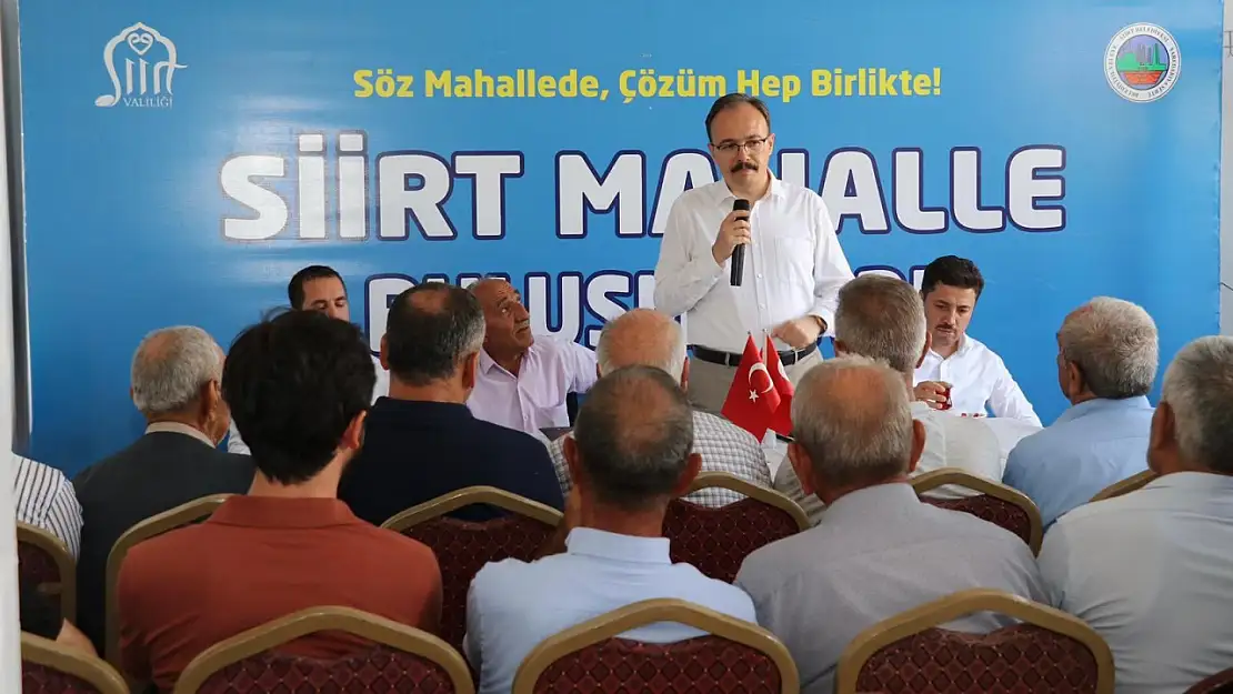 Siirt Belediyesi, Halanze Mahallesi'nde Vatandaşlarla Buluştu