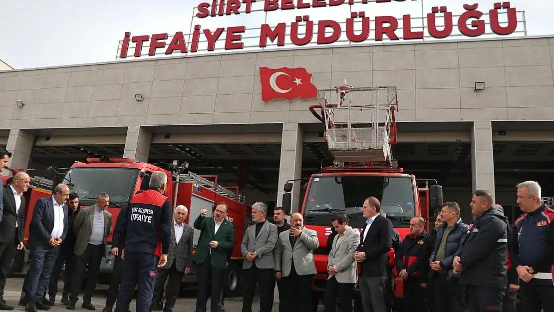 Siirt Belediyesi İtfaiye Filosunu Güçlendiriyor