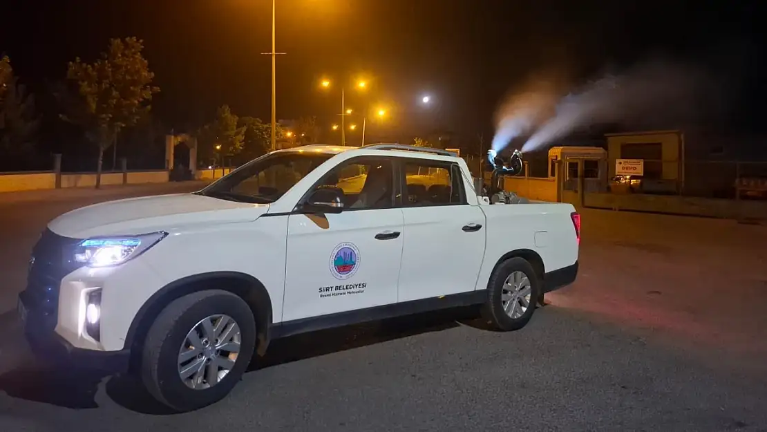 Siirt Belediyesi'nden Temizlik ve Haşereyle Mücadele Seferberliği