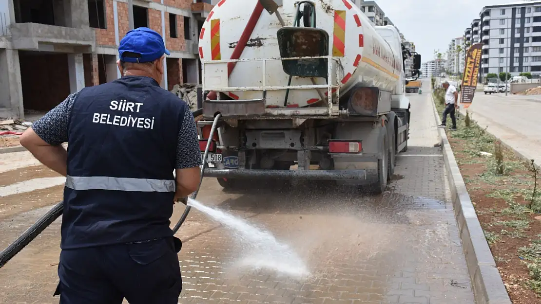 Siirt Belediyesi'nden Yaz Öncesi Kapsamlı Temizlik Hamlesi