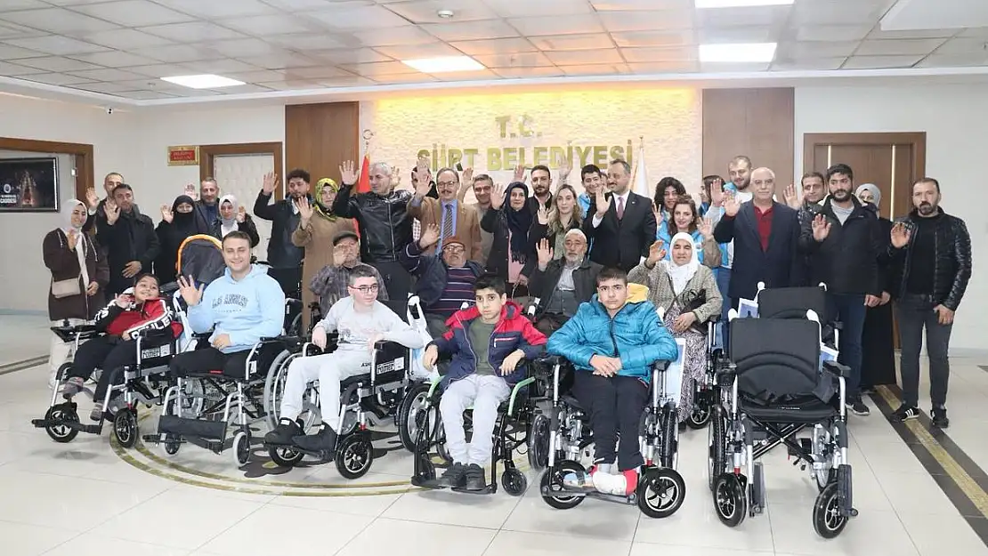 Siirt Belediyesi, Özel Bireylere Akülü Araç Desteğini Sürdürüyor