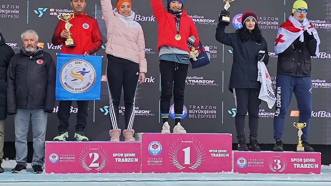 Siirt Belediyesi Spor Kulübü Sporcusu Muhittin Gürhan, Trabzon Yarı Maratonunda İkinci Oldu