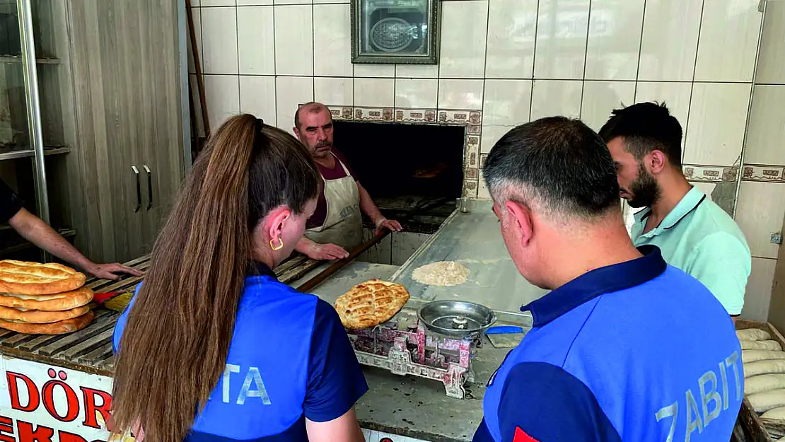 Siirt Belediyesi Zabıta Müdürlüğü Ekiplerinden Fırınlarda 'Gramaj' Denetimi