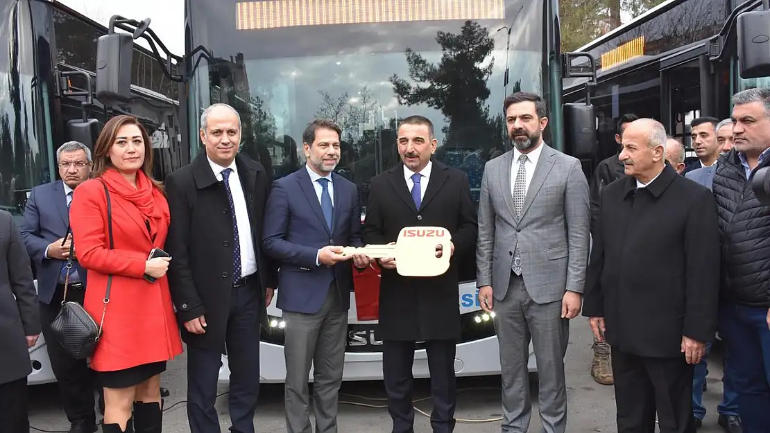 SİİRT BELEDİYESİNİN 11 ADET  NOVO CİTİ LİFE AT OTOBÜSÜ ANADOLU ISUZU'DAN