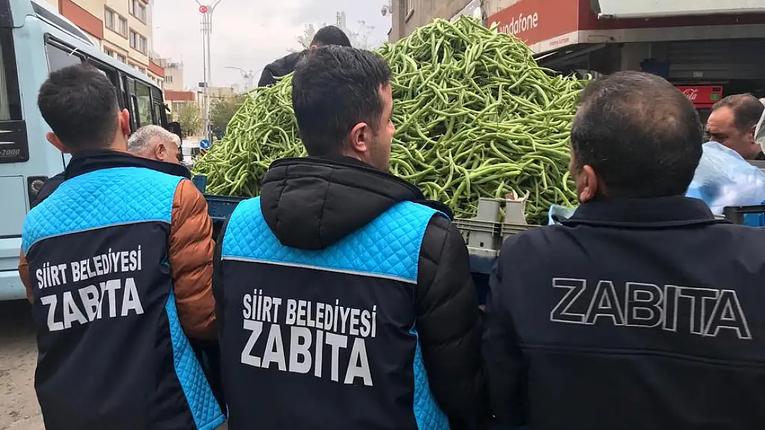 SİİRT BELEDİYESİ'NİN SEYYAR SATICILARLA MÜCADELESİ SÜRÜYOR