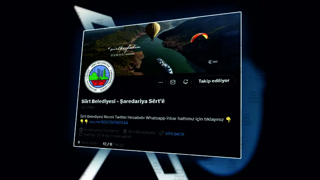 Siirt Belediyesi'nin Twitter/X Hesabına Kürtçe Eklendi