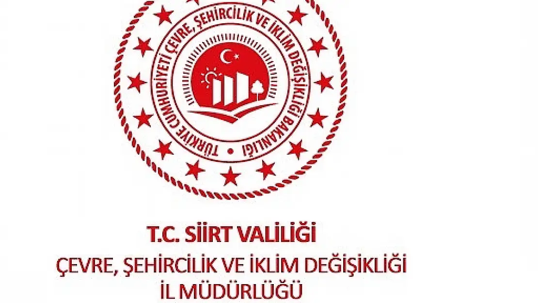 Siirt Çevre, Şehircilik ve İklim Değişikliği İl Müdürlüğünden Basın Açıklaması