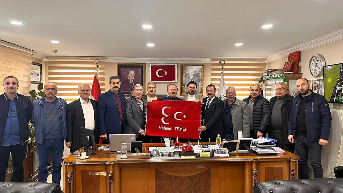 SİİRT DERNEĞİNDEN BAŞKAN TEMEL'E ZİYARET