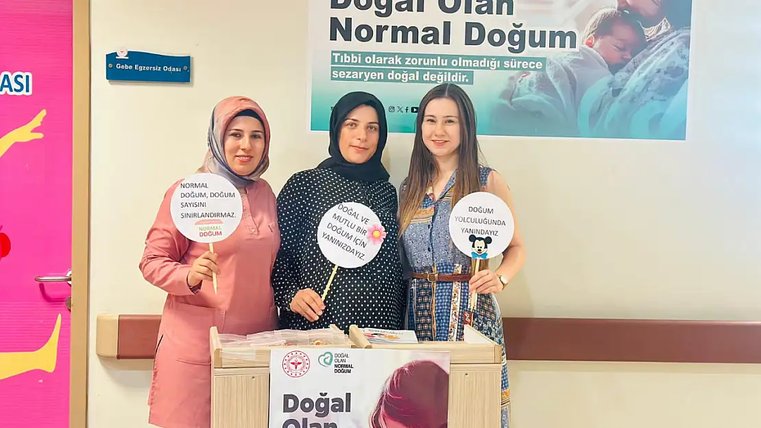 Siirt Eğitim ve Araştırma Hastanesi'nden Gebelere Normal Doğum Bilgilendirmesi