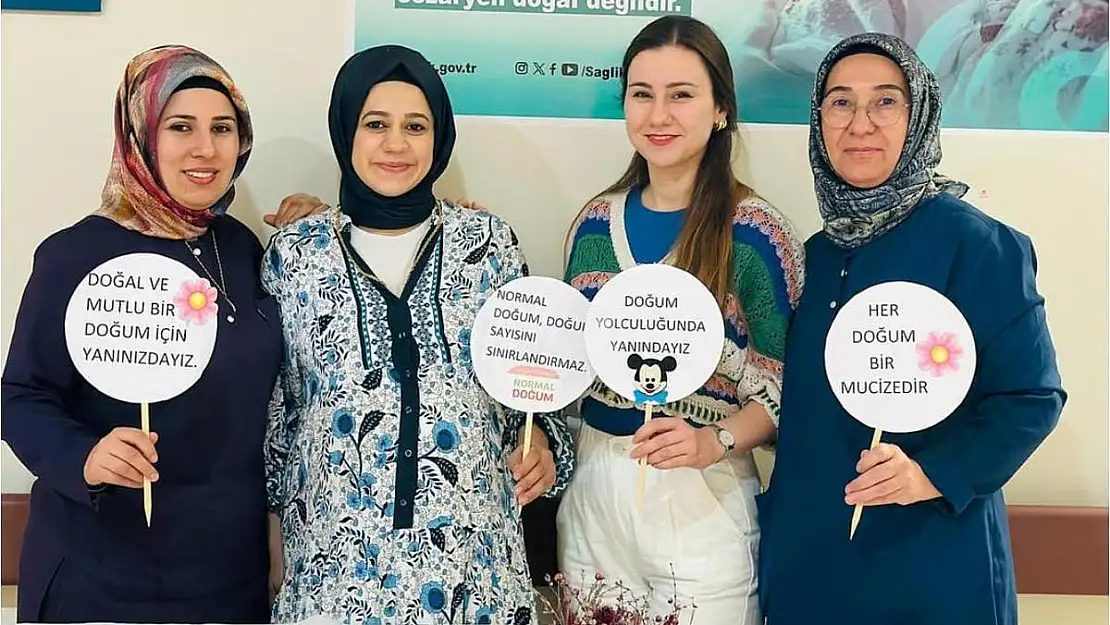 Siirt Eğitim ve Araştırma Hastanesinde Normal Doğum Bilinçlendirme Etkinliği Düzenlendi
