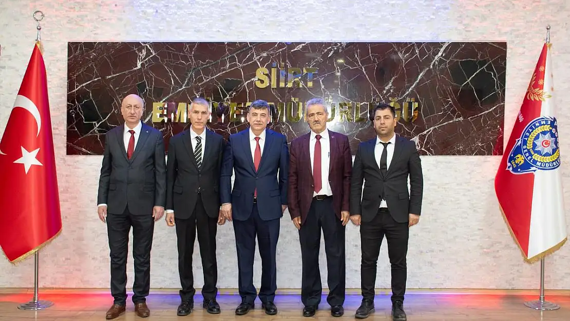 Siirt Emniyet Müdürüne Ziyaretler Devam Ediyor