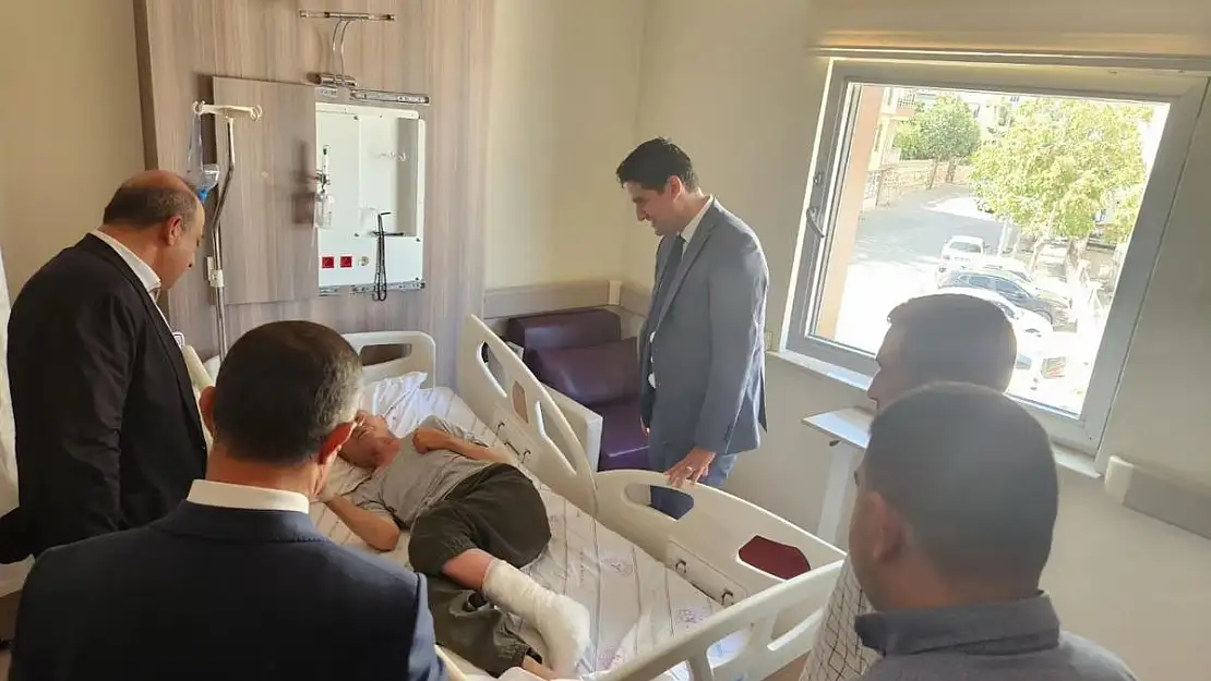 Siirt, Eruh Kaymakamı İbrahim Engin Şenay'dan Hastane Ziyareti